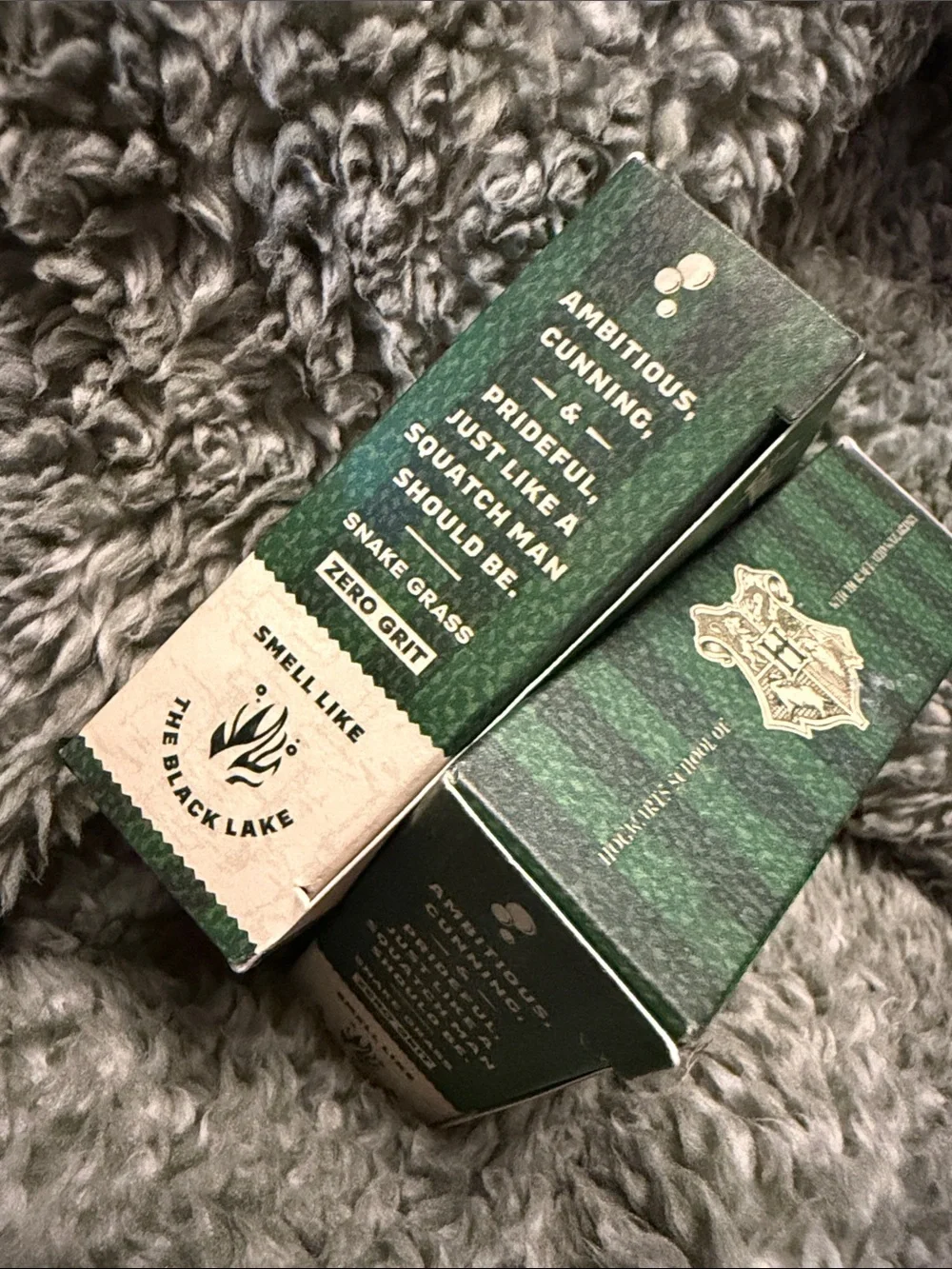 Includes 2 Dr. Squatch Slytherin Men’s Natural Soaps -Snake Grass-ZERO GRIT BNIB